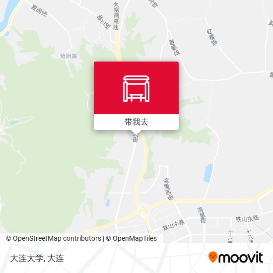 大连大学地图
