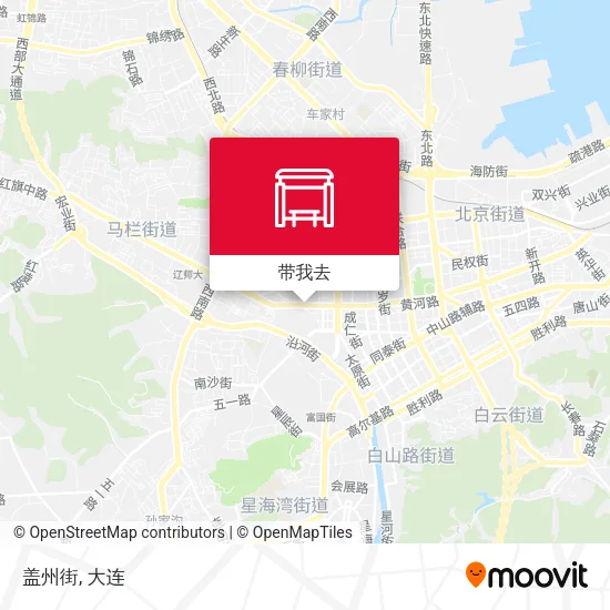 盖州街地图