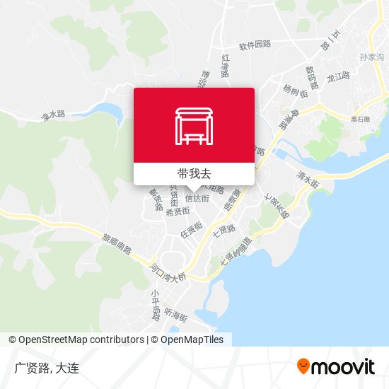 广贤路地图