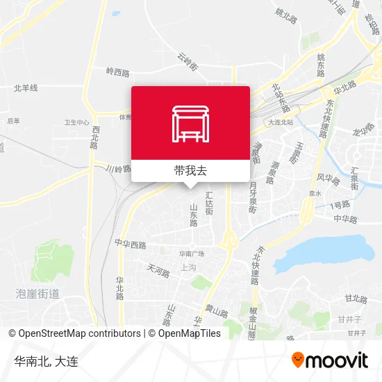 华南北地图