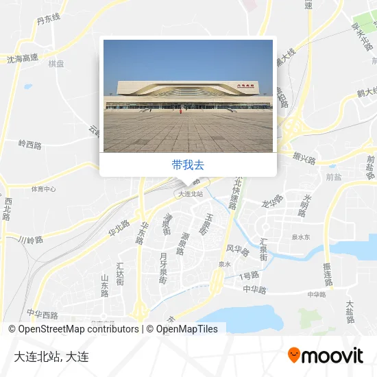 大连北站地图