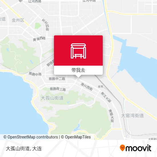 大孤山街道地图