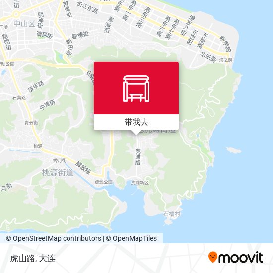 虎山路地图