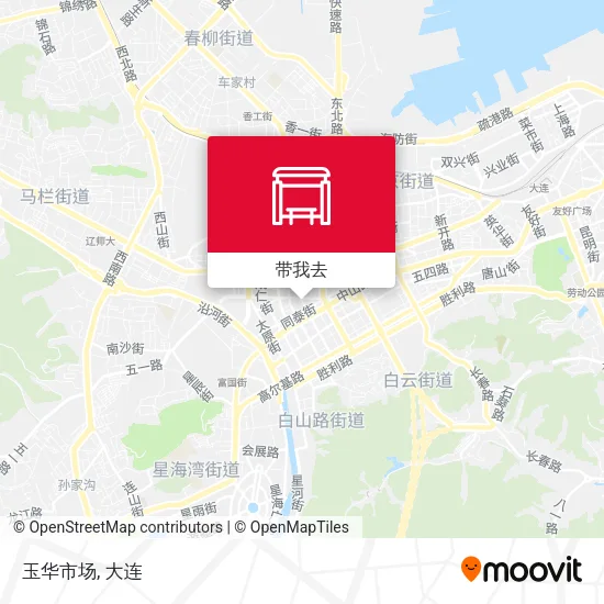 玉华市场地图