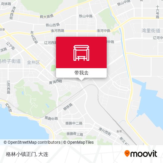 格林小镇正门地图