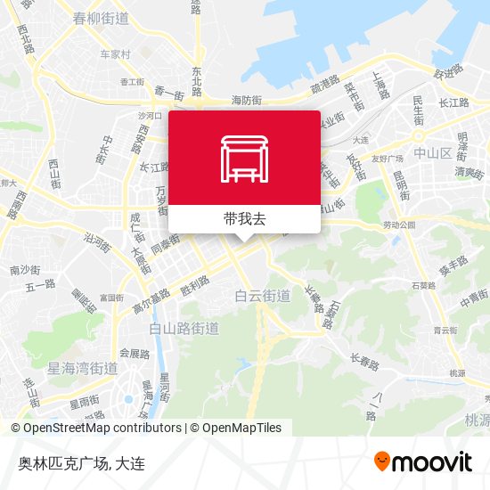 奥林匹克广场地图