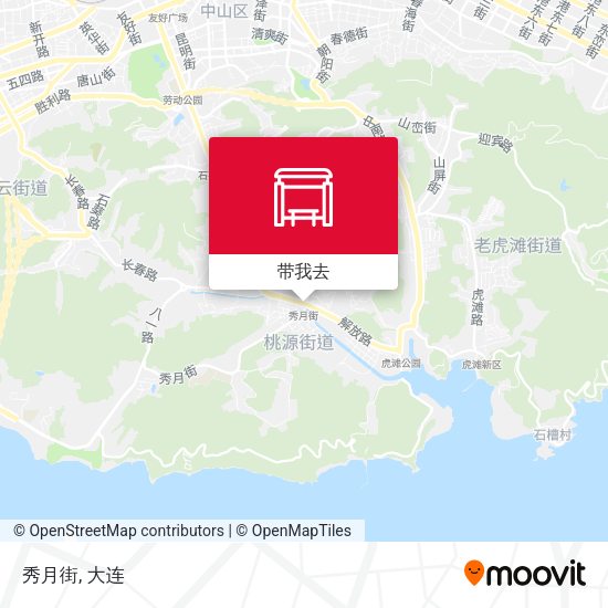 秀月街地图