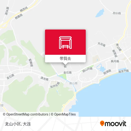龙山小区地图