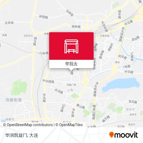 华润凯旋门地图