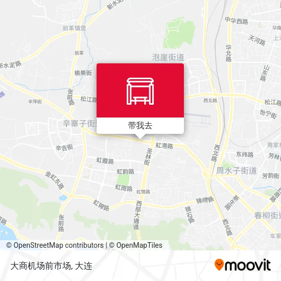 大商机场前市场地图