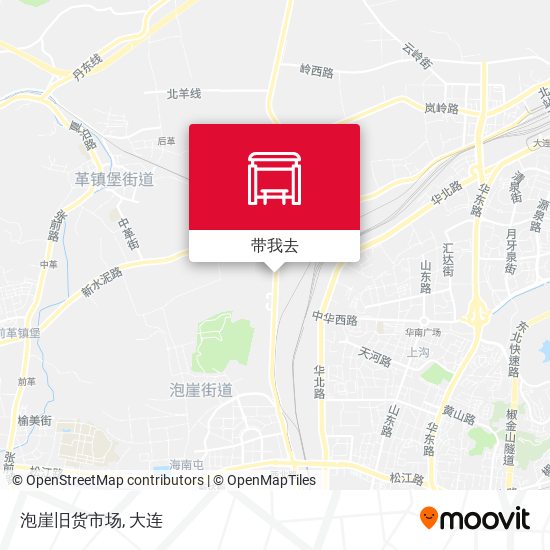 泡崖旧货市场地图