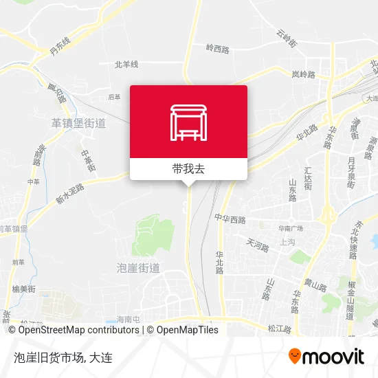 泡崖旧货市场地图