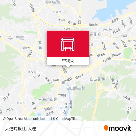 大连晚报社地图