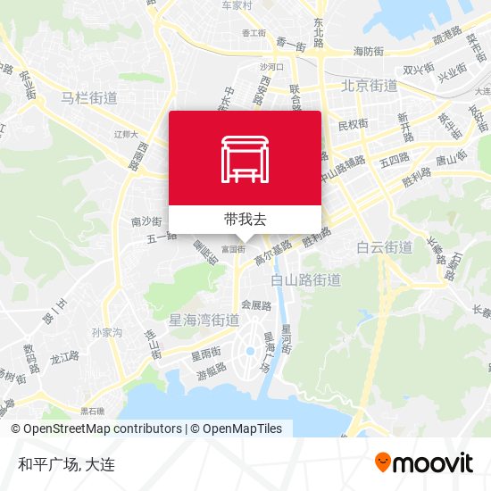 和平广场地图