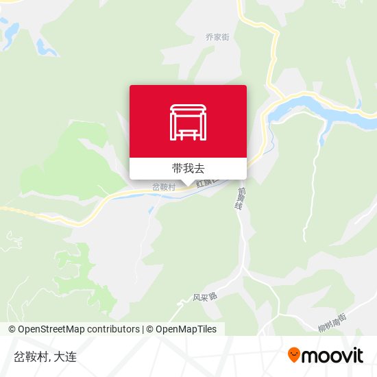 岔鞍村地图