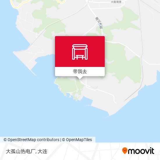 大孤山热电厂地图