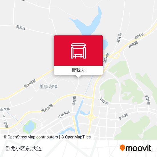 卧龙小区东地图