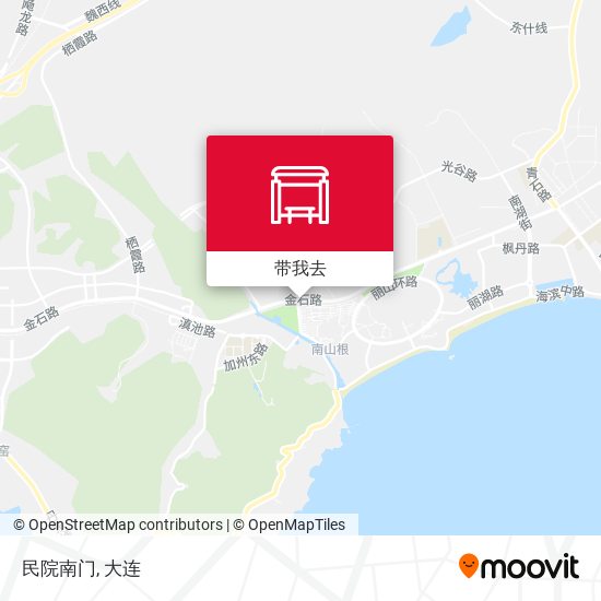 民院南门地图