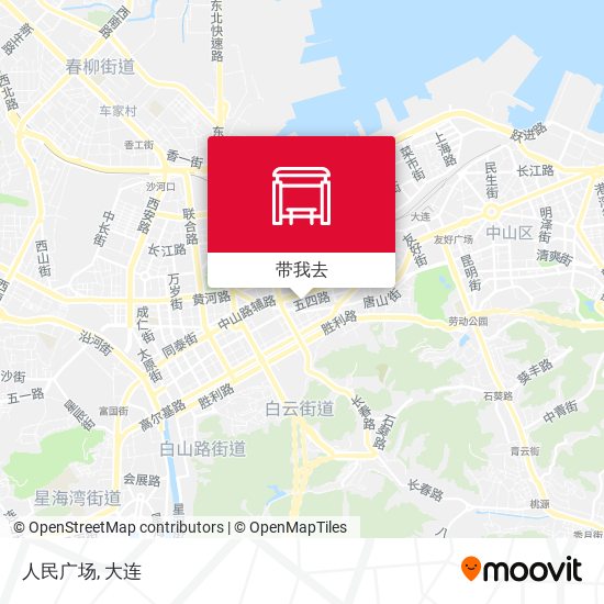 人民广场地图