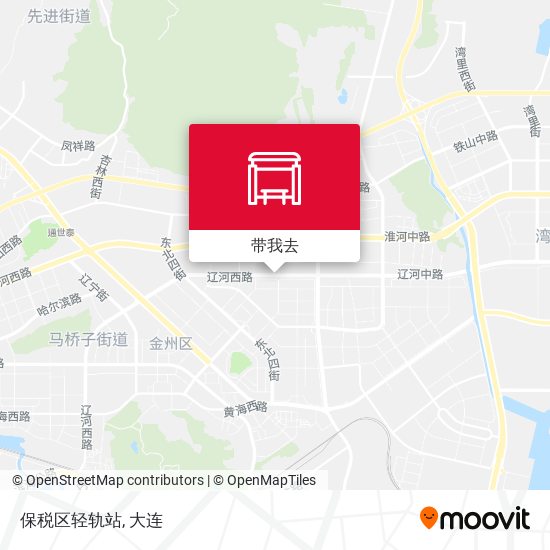 保税区轻轨站地图
