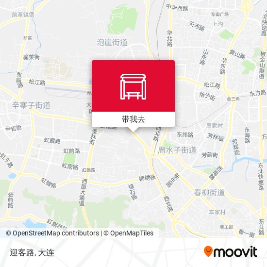 迎客路地图