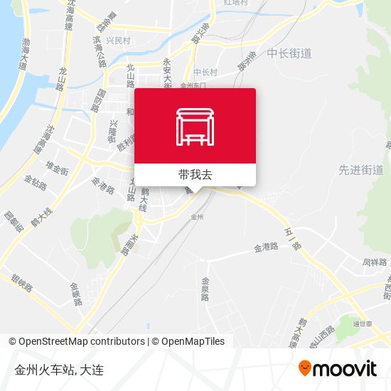 金州火车站地图