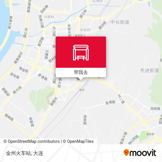金州火车站地图