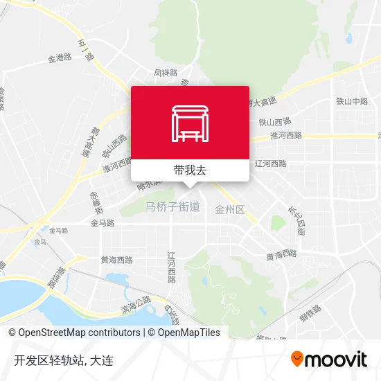 开发区轻轨站地图