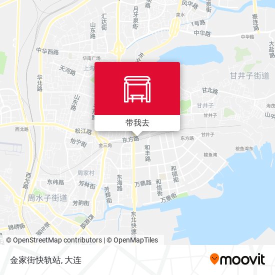 金家街快轨站地图