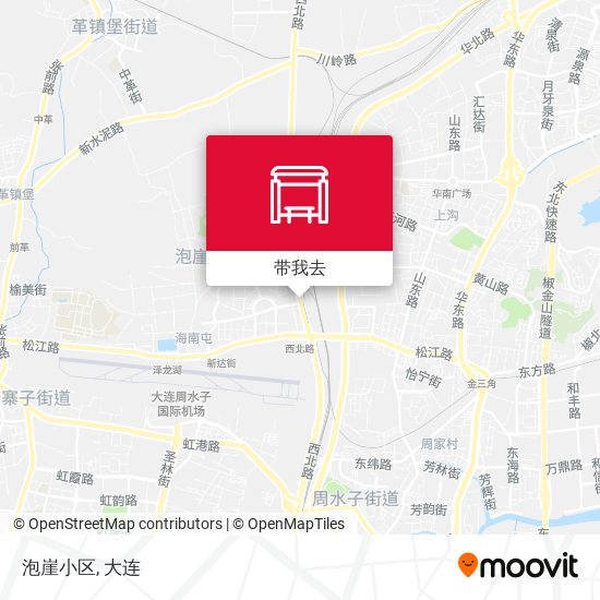 泡崖小区地图