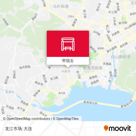 龙江市场地图