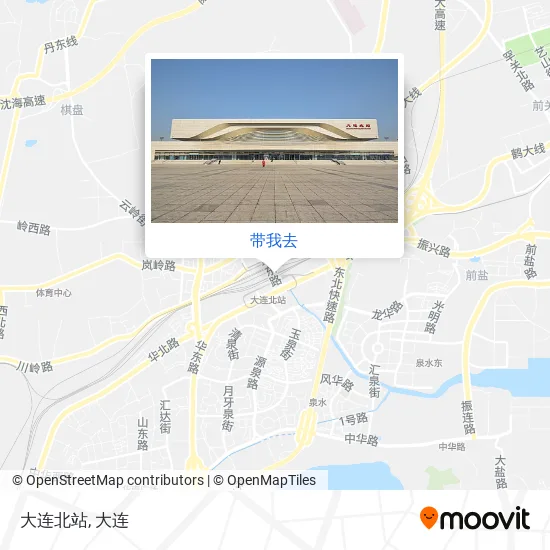 大连北站地图