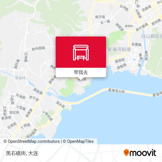 黑石礁街地图