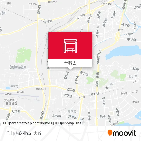 千山路商业街地图