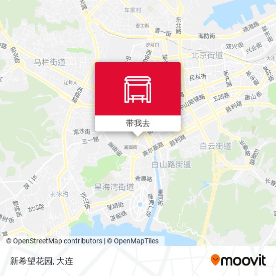 新希望花园地图
