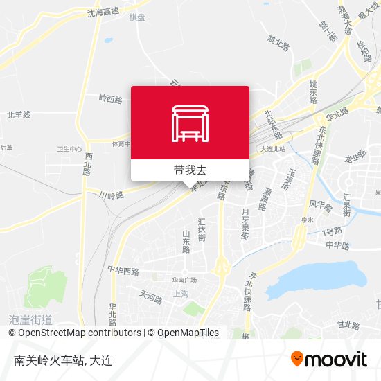 南关岭火车站地图