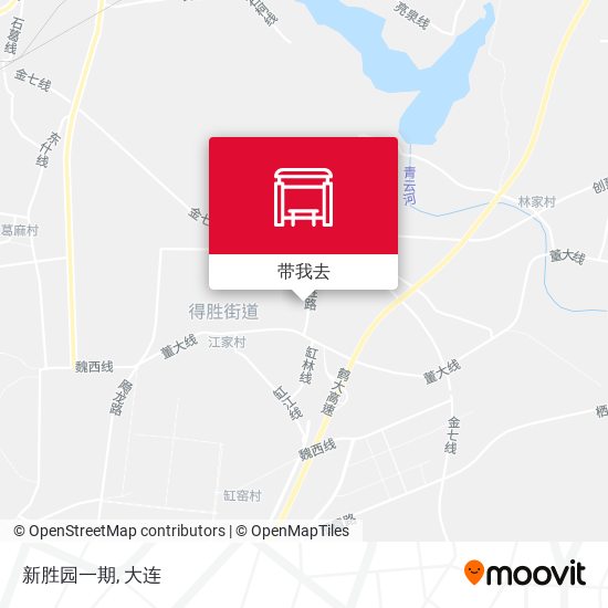 新胜园一期地图