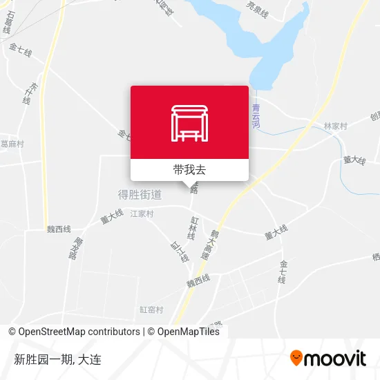 新胜园一期地图