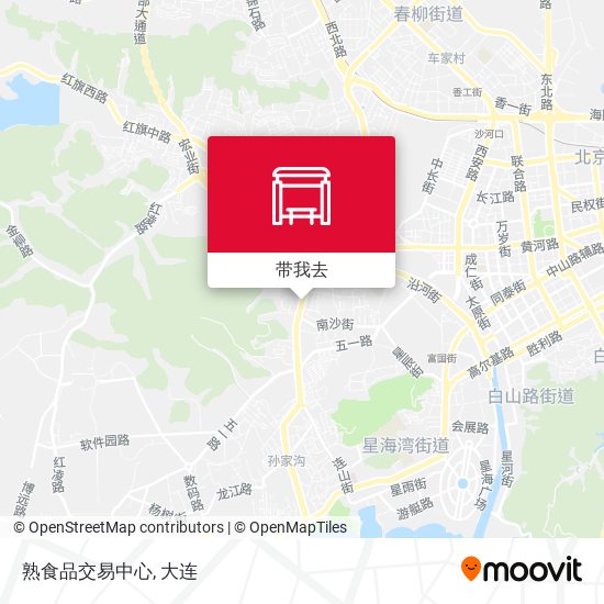 熟食品交易中心地图