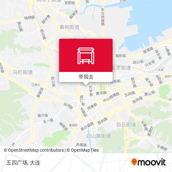 五四广场地图