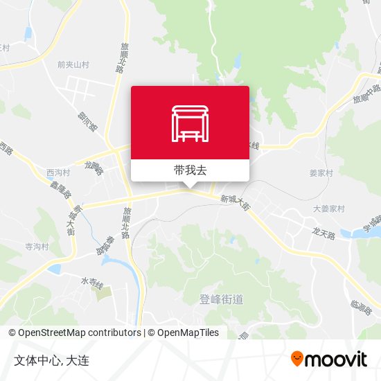 文体中心地图