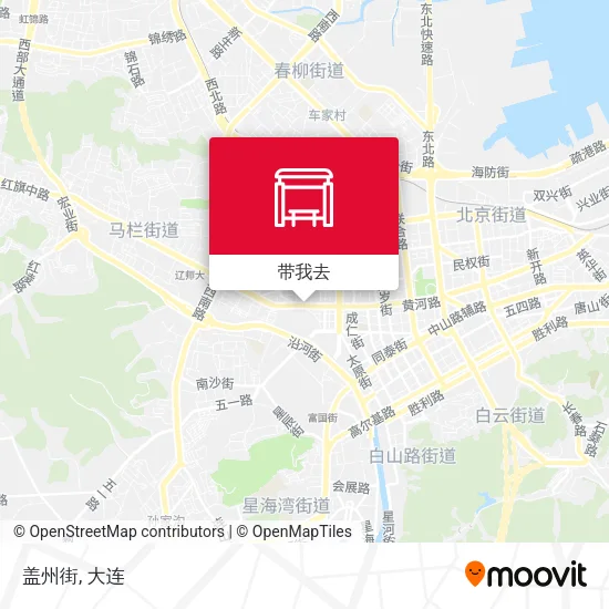 盖州街地图