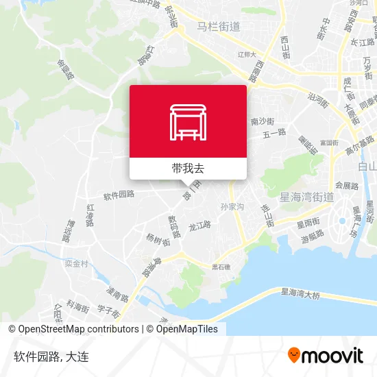 软件园路地图