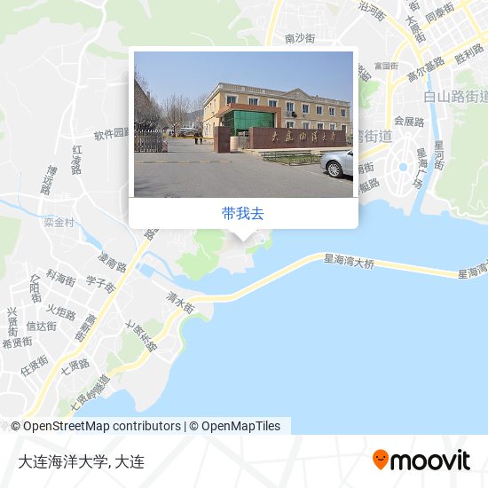 大连海洋大学地图