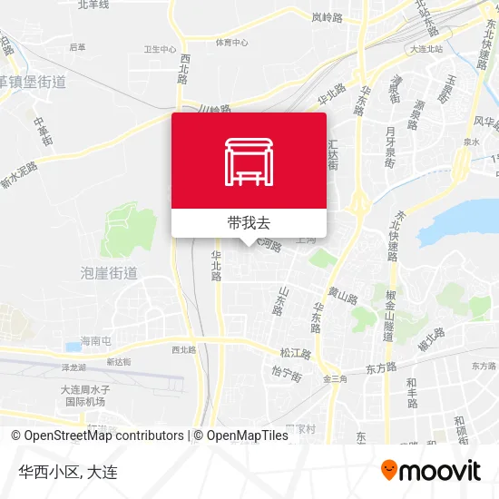 华西小区地图