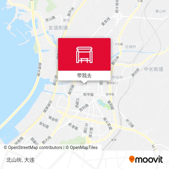 北山街地图
