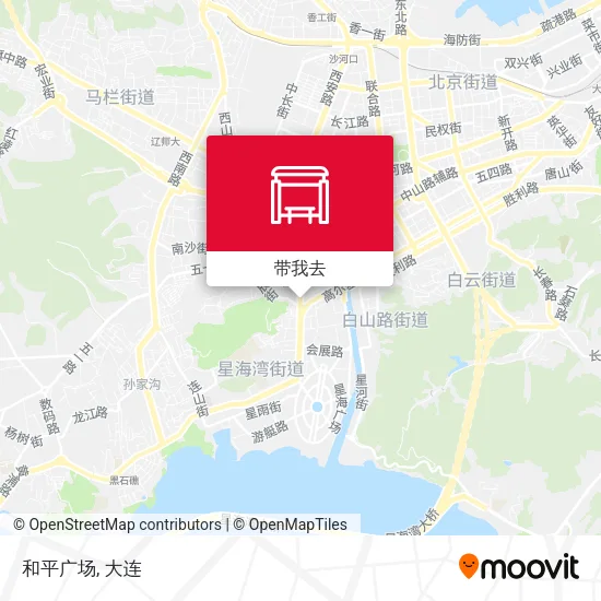 和平广场地图