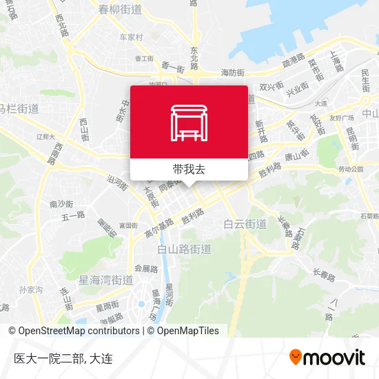 医大一院二部地图