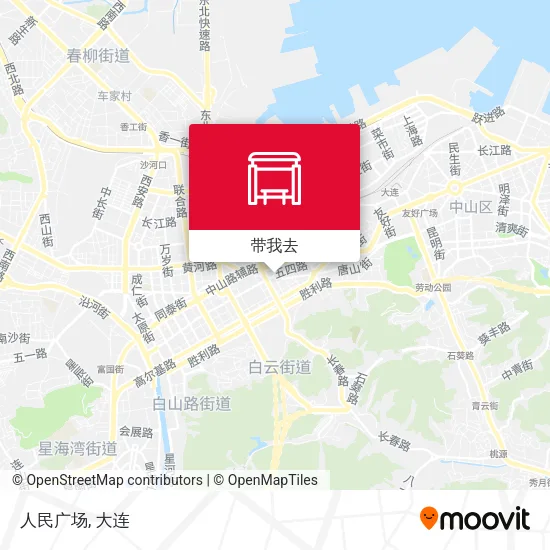 人民广场地图