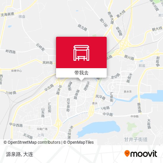 源泉路地图